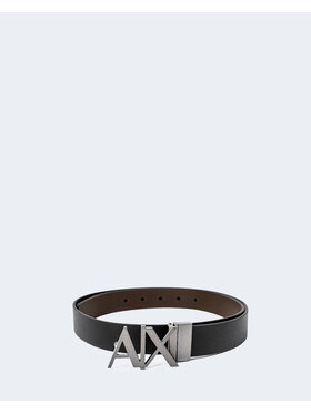 Armani Exchange Armani Exchange Cintura METALLIC PLATE Nero
