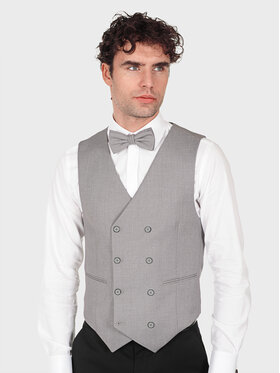 Evenemen Evenemen Kamizelka BOSTON 029 Szary Slim Fit