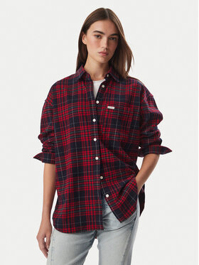 Guess Jeans Guess Jeans Cămașă W5BH40 WGMH1 Roșu Regular Fit