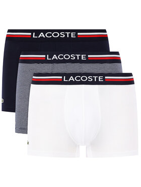 Lacoste Lacoste Set 3 perechi de boxeri 5H3413 Colorat