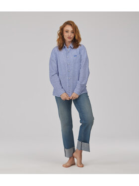 Lee Cooper Lee Cooper Koszula VALERIA Niebieski Regular Fit