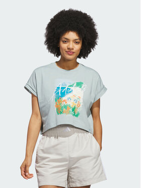 adidas adidas T-Shirt 158893 Zielony jasny Loose Fit