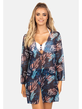 Miss Lou Miss Lou Tunika ML045 Granatowy