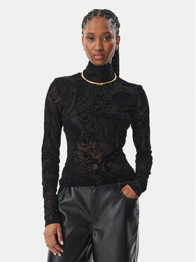 Just Cavalli Just Cavalli Halenka 81PAH617 JS569 Černá Slim Fit
