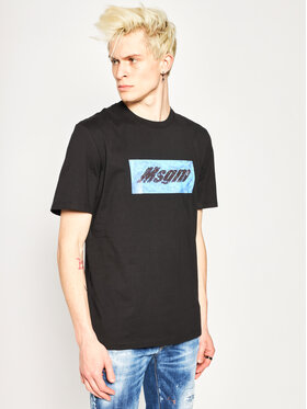 MSGM MSGM Tricou 2840MM230 207098 Negru Regular Fit