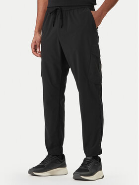BOSS Boss Medžiaginės kelnės T_Urbanex-CargoLight 50508339 Juoda Tapered Fit