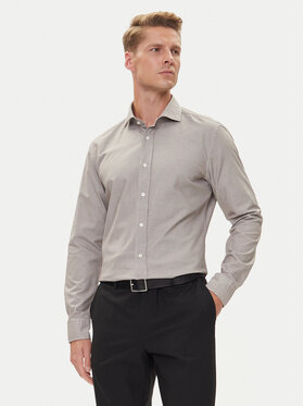 BOSS BOSS Koszula C-Hank 50545225 Beżowy Slim Fit
