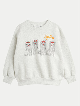 MINI RODINI Mini Rodini Світшот Agatha 2472011494 Сірий Regular Fit