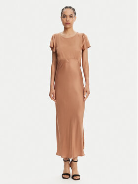 ViCOLO ViCOLO Официална рокля TD0767 Кафяв Regular Fit