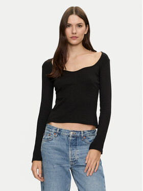 Brave Soul Brave Soul Μπλουζάκι LLT-624SARAH Μαύρο Slim Fit