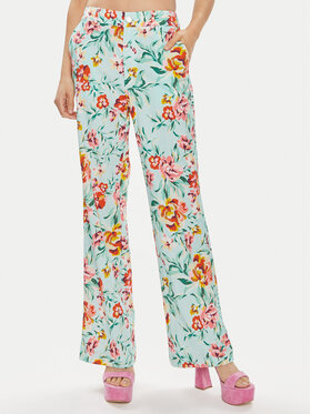 Guess Guess Kalhoty z materiálu Adele W4GB30 WG4G0 Barevná Relaxed Fit