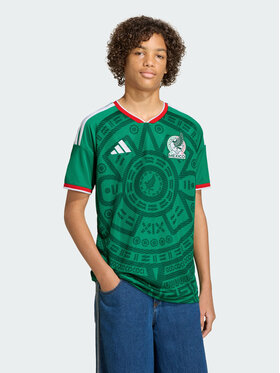 adidas adidas Koszulka techniczna Mexico 26 Home Kids Jersey Zielony Regular Fit