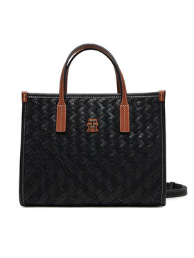 Tommy Hilfiger Tommy Hilfiger Borsetta Th City Mini Tote AW0AW18393 Nero