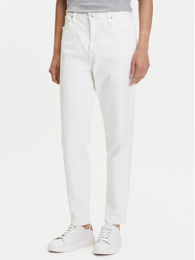 Calvin Klein Jeans Calvin Klein Jeans Jeansy J20J225137 Bílá Mom Fit