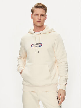 Tommy Hilfiger Tommy Hilfiger Світшот Track Graphic MW0MW34445 Бежевий Regular Fit