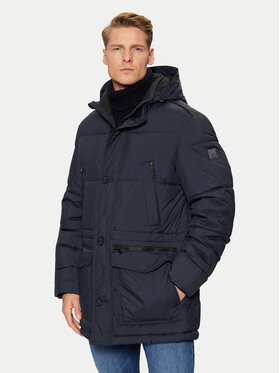 Bugatti Bugatti Télikabát 670613 61044 Sötétkék Regular Fit