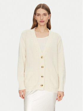 Luisa Spagnoli Luisa Spagnoli Kardigan Canolo 58505 Écru Regular Fit