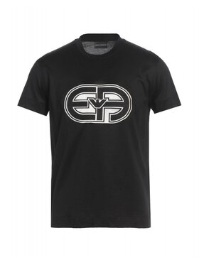 Emporio Armani Emporio Armani Tričko 3R1TV4 1JUVZ 0999 Čierna Regular Fit