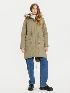 Brave Soul Brave Soul Parka LJK-GREGORY Khakivärviline Regular Fit