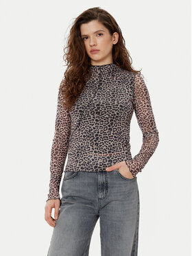 Noisy May Noisy May Blúz 27033006 Szürke Slim Fit