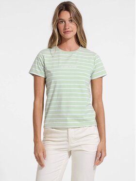 Guess Jeans Guess Jeans T-Shirt 168495 Zielony Classic Fit