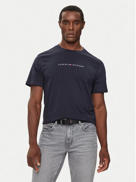 Tommy Hilfiger Tommy Hilfiger T-shirt UM0UM03344 Tamnoplava Regular Fit