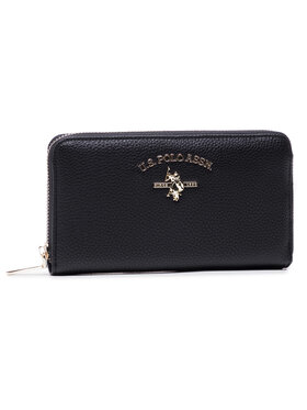 U.S. Polo Assn. U.S. Polo Assn. Veliki ženski novčanik Stanford L Zip Wallet BEUSS5184WVP000 Crna