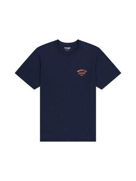 Wrangler Wrangler T-Shirt SMALL LOGO TEE 112362807 Granatowy Regular Fit