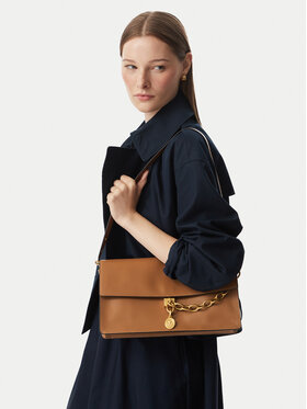 Tommy Hilfiger Tommy Hilfiger Käekott Crest Leather Conv Shoulder Bag AW0AW19015 Pruun