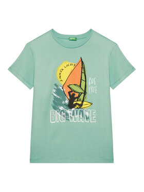 United Colors Of Benetton United Colors Of Benetton T-shirt 3I1XC10P7 Verde Regular Fit