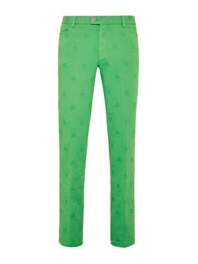 PHILIPP PLEIN PHILIPP PLEIN Chino kalhoty 3695 Zelená Chino Fit