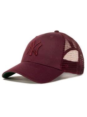 47 Brand 47 Brand Czapka z daszkiem Mlb New York Yankees Branson B-BRANS17CTP-KM Bordowy