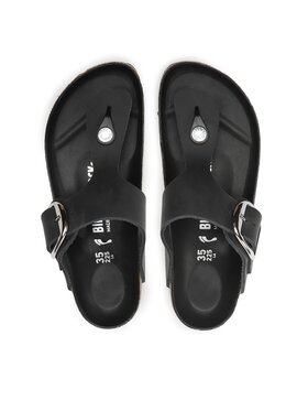 Birkenstock Birkenstock Čības uz pirksta Gizeh Big Buckle 1023337 Melns