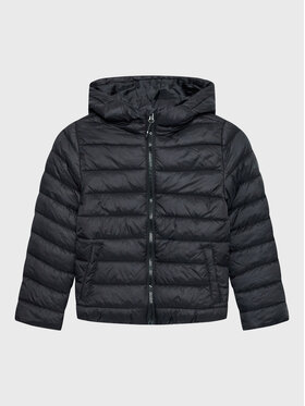 4F 4F Kurtka zimowa HJZ22-JKUMP001A Czarny Regular Fit