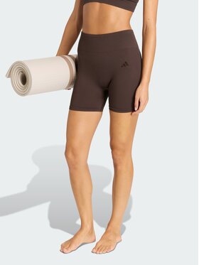 adidas adidas Szorty sportowe 151345 Brązowy Fitted Fit