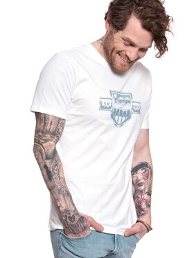 Lee Lee T-shirt SEASONAL LOGO TEE Bianco Regular Fit