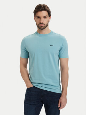 BOSS BOSS Póló Tee 50506373 Türkizkék Regular Fit