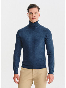 Pako Lorente Pako Lorente Sweter P25WN-2X-032 Granatowy Classic Fit