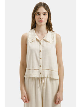 Cross Jeans Cross Jeans Top 75453-028 Beżowy