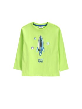 Coccodrillo Coccodrillo Longsleeve ZC6143102GBK-030 Żółty Regular Fit