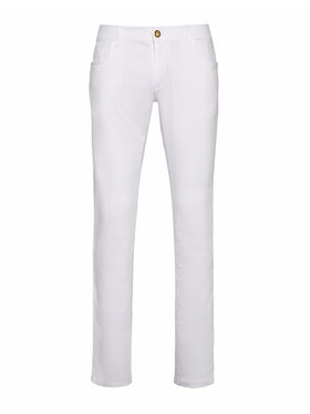 Billionaire Billionaire Jeansy 17925 Biały Slim Fit