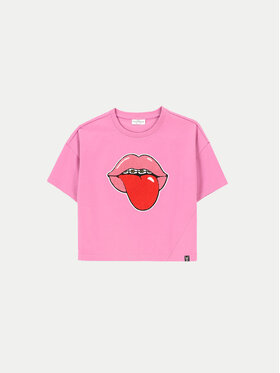 Coccodrillo Coccodrillo T-shirt ZC4143202MGJ Ružičasta Relaxed Fit