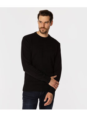 Lee Cooper Lee Cooper Sweter BILL Czarny Regular Fit