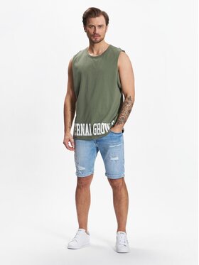 LTB Tank Top Saceye 84003 6089 Zelena Regular Fit