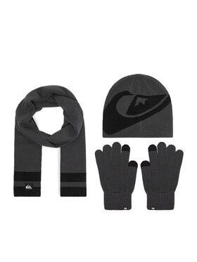 Quiksilver Quiksilver Rinkinys kepurė, šalikas, pirštinės CWBEO-QS-SM346-001-AW26 Tamsiai pilka
