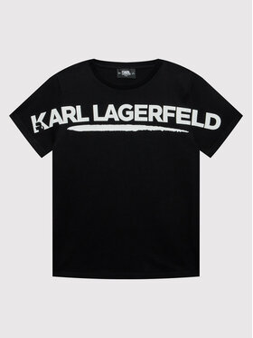 KARL LAGERFELD KARL LAGERFELD Póló Z25336 D Fekete Regular Fit