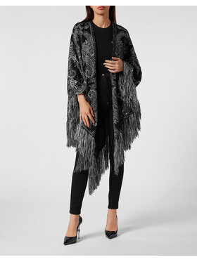 PHILIPP PLEIN PHILIPP PLEIN Kardigan 10059 Czarny Regular Fit