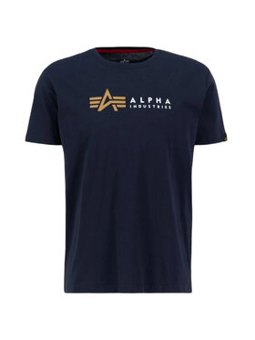 Alpha Industries Alpha Industries T-Shirt AI.118502-07-XL Tmavomodrá Regular Fit