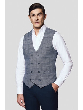 Lancerto Lancerto Kamizelka Fonni KA131125000006 Szary Slim Fit