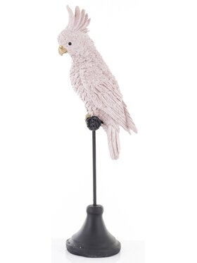 MIAhome MIAhome Figurka papuga 33x8x8 cm PAPPAGALLO różowa Różowy